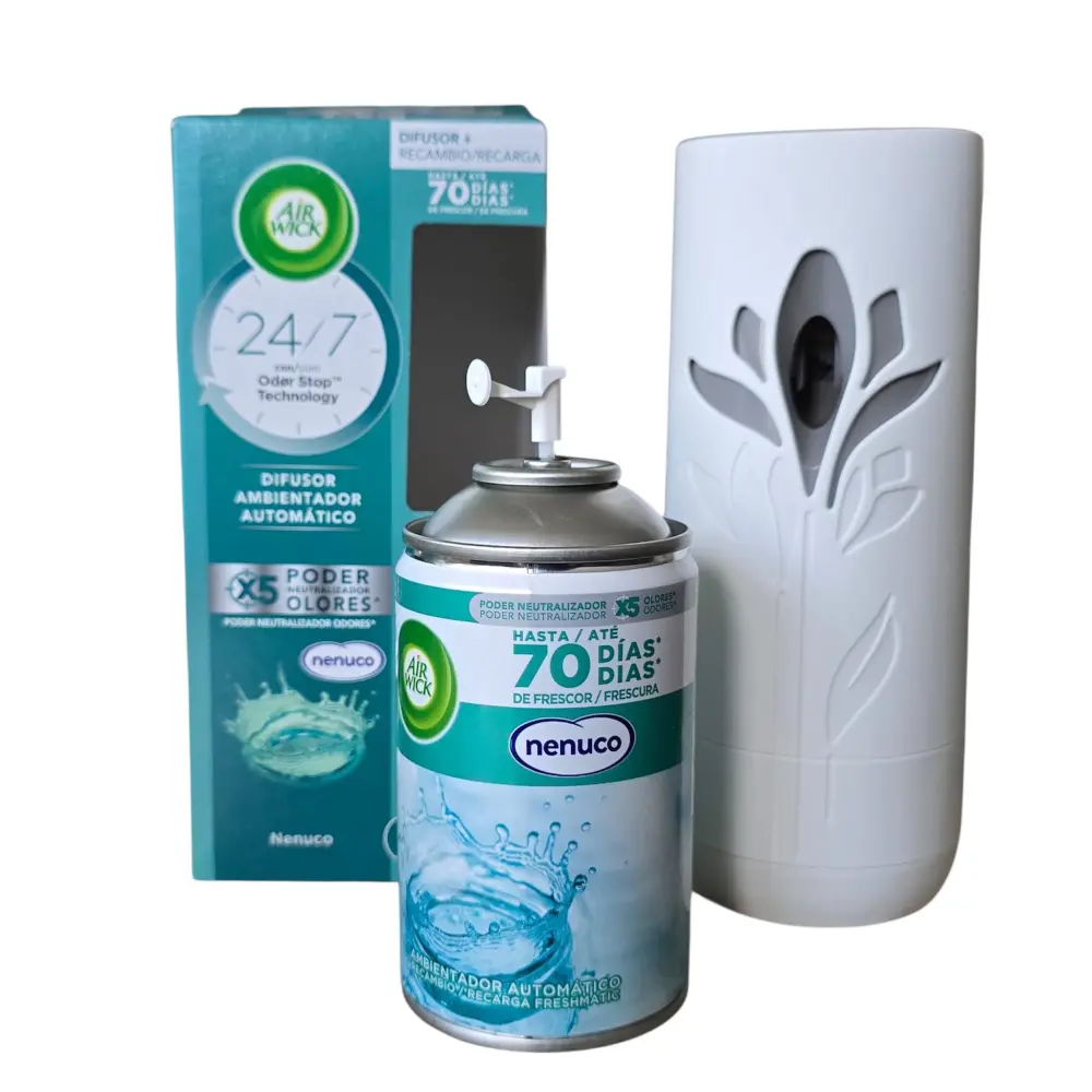 Air Wick met Nenuco Geur – 70 Dagen Lang Fris in Huis