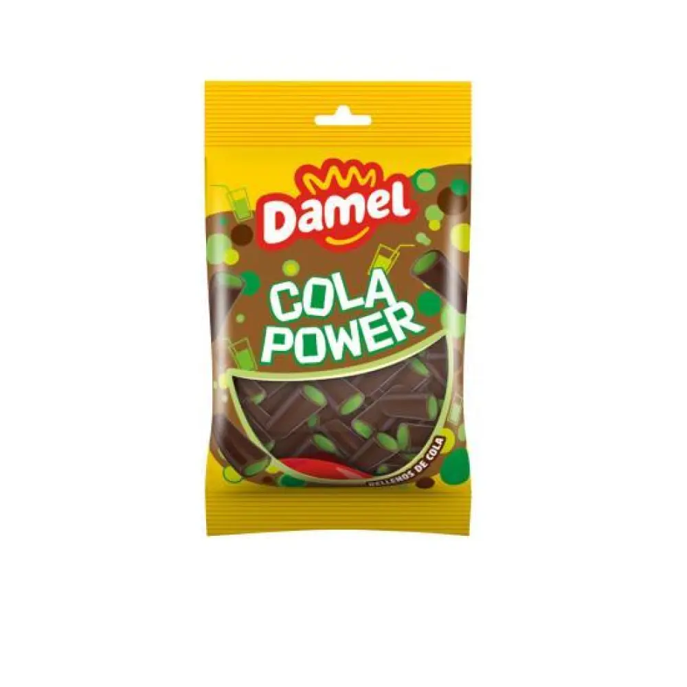 Damel Cola Power – Vegan en halal colastaafjes (135 gram)