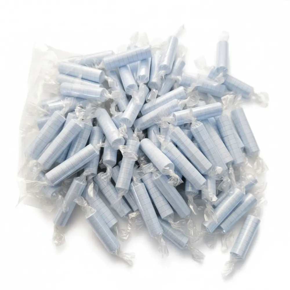 💙 Blauwe Dextrose Rolletjes – Halal snoep met fruitsmaak (10 rolletjes à 10 snoepjes)