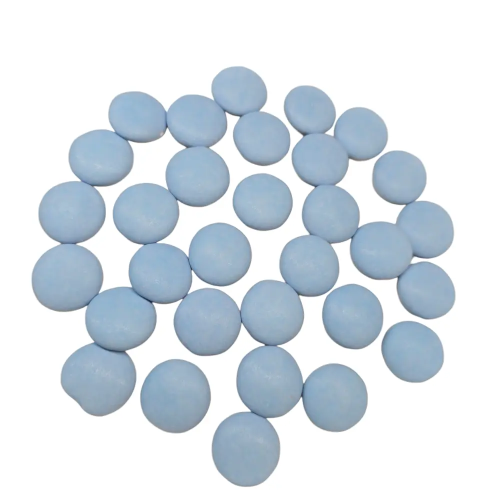 💙 XXL Chocolade Dragees – Atlantic Blauw | Pure & Witte Chocolade (100 gram)