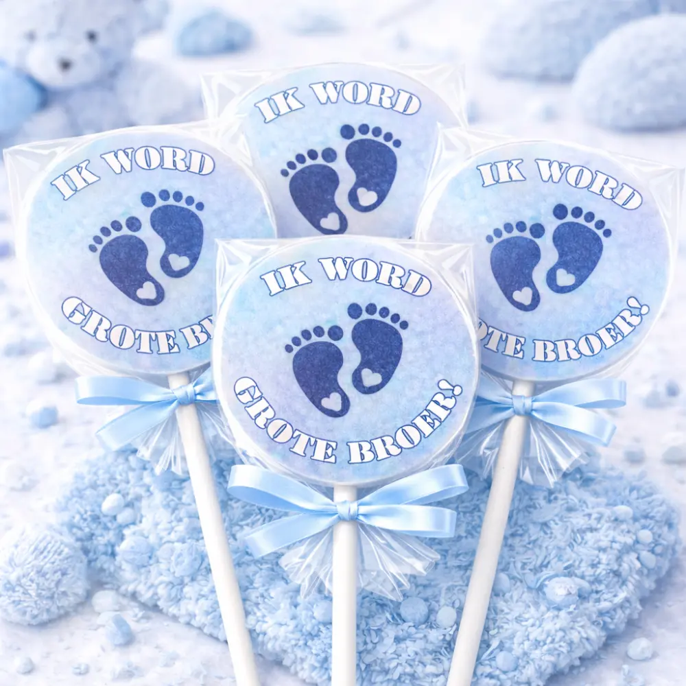 Traktatie lolly gepersonaliseerd 🍭 