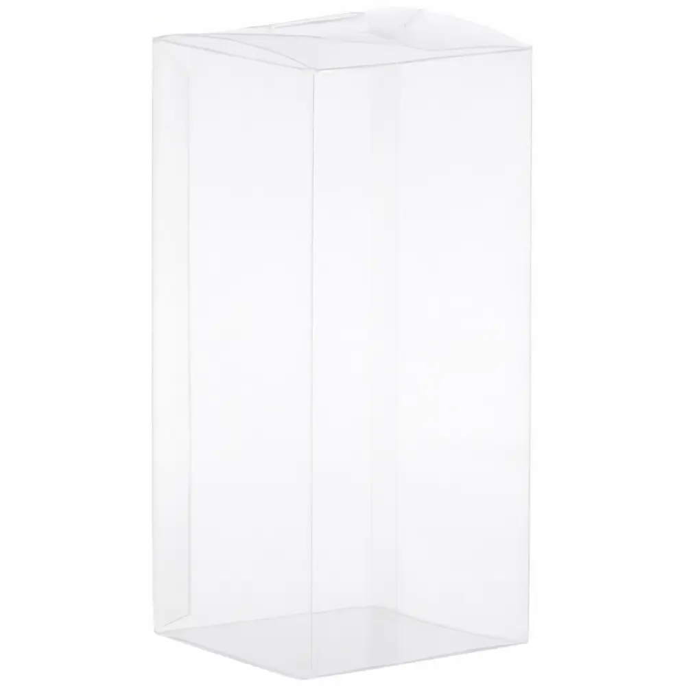 Vierkant Langwerpig PVC Doosje - Stijlvol en Veelzijdig (4,5x4,5x10 cm)