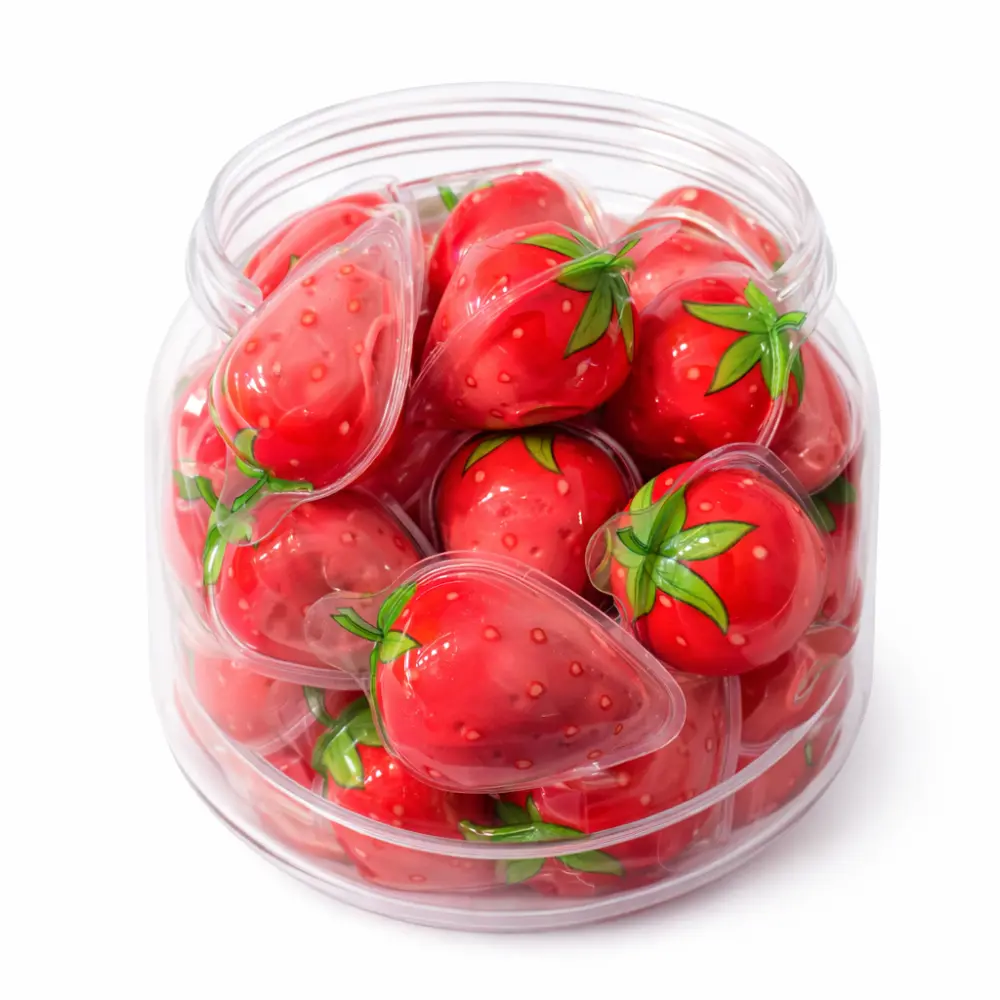 3D Gummy Strawberry Aardbei – Gevulde Gummy 18 gram