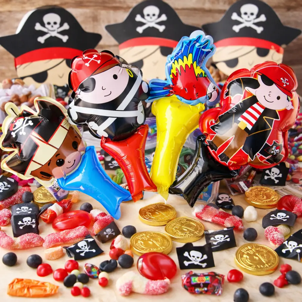Zelfopblazende Piraten Ballon – Verrassingsballon