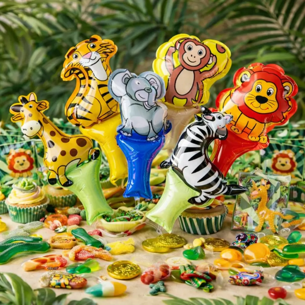 Zelfopblaasbare verrassing Ballon – Ontdek Welk Wild Dier Jij Krijgt! prijs per stuk