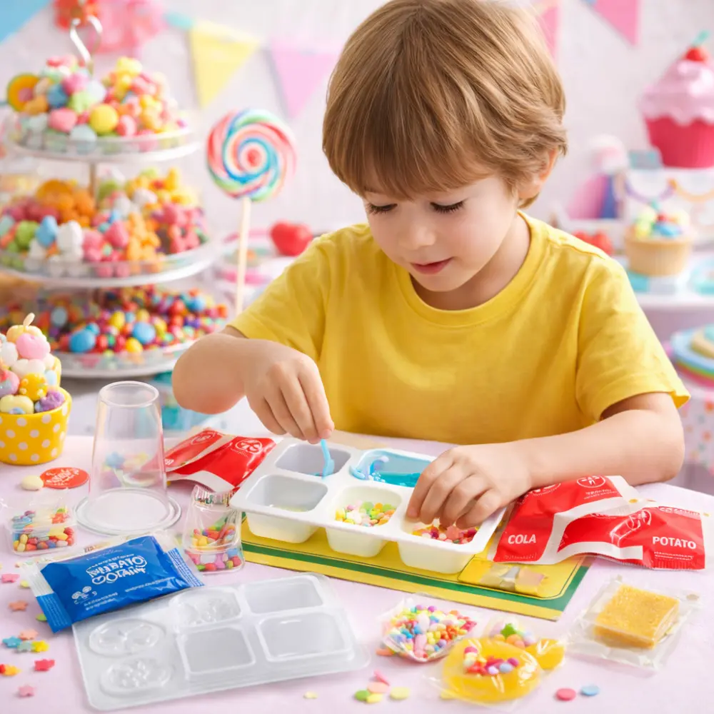 DIY Handmade Candy Burger – Maak je eigen snoep hamburger, patat en cola