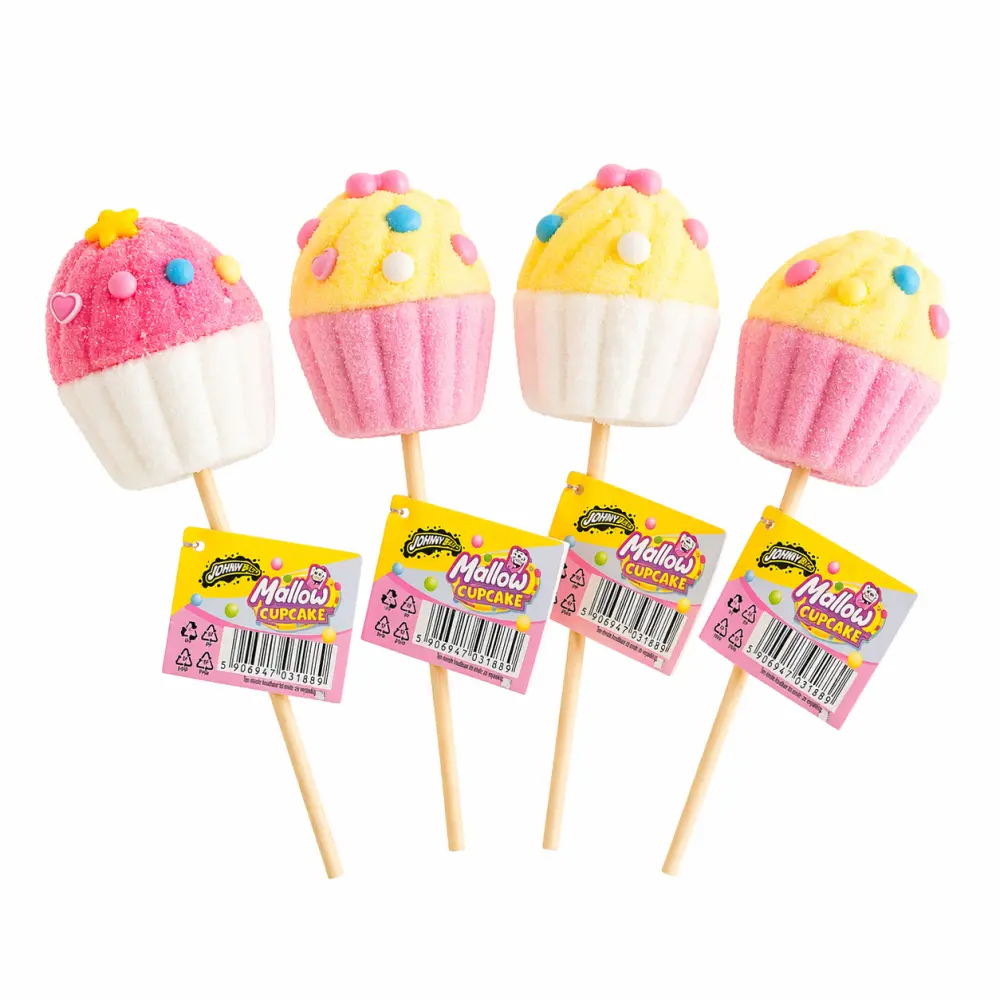 Marshmallow Cupcake Lolly – Kleurrijke & Zoete Traktatie