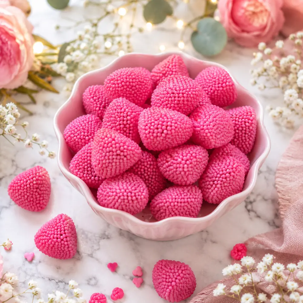 D'sito Roze Jelly Snoepjes met Suikerpareltjes – 100 gram