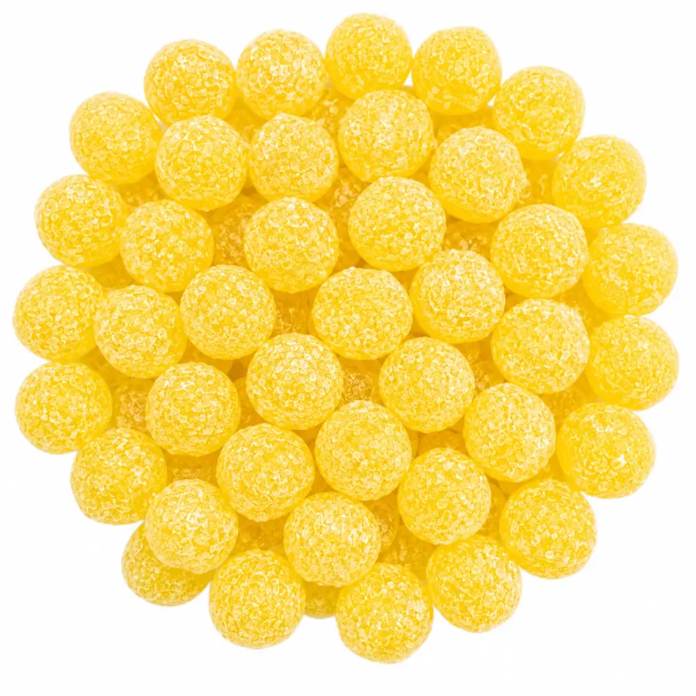 Kleine Gele Sugar Drops Citroensmaak – 100 Gram