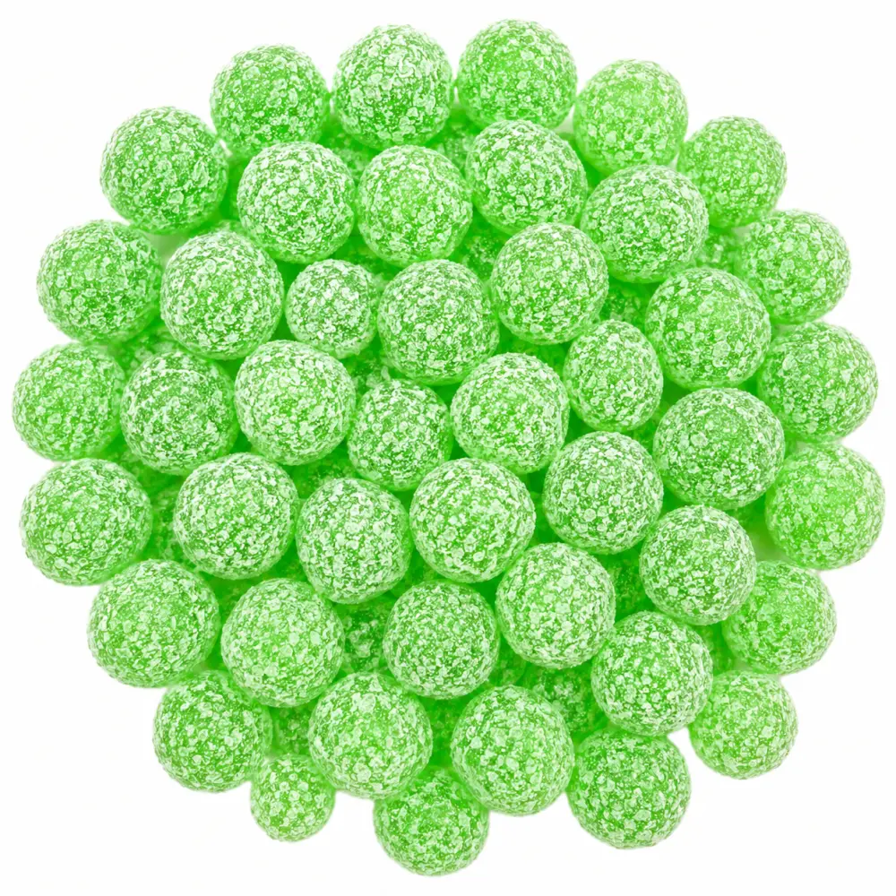 Kleine Groene Sugar Drops Appelsmaak – 100 Gram