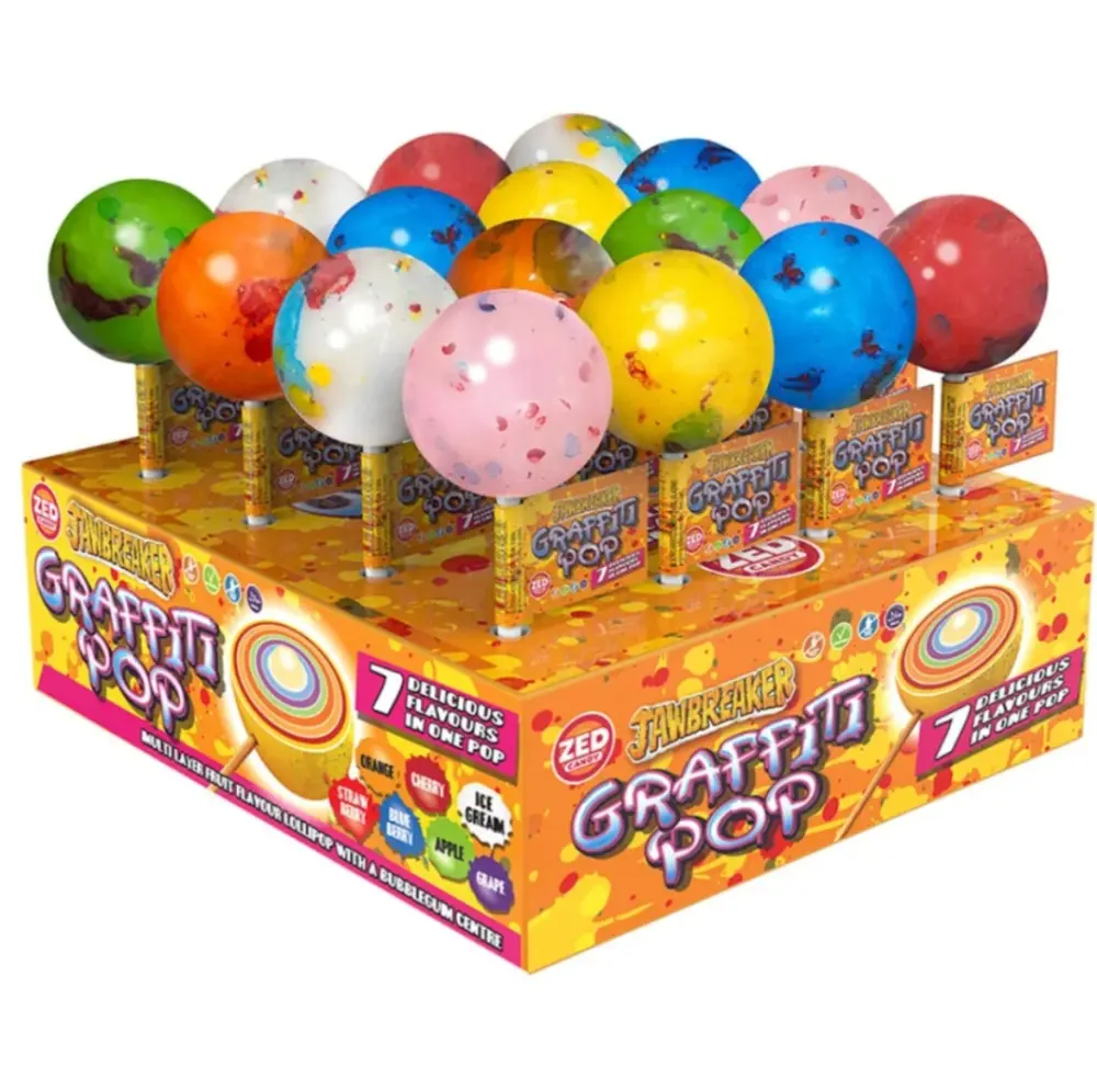 Graffiti Pop Lolly – Halal traktatie van 50 gram voor elk feest