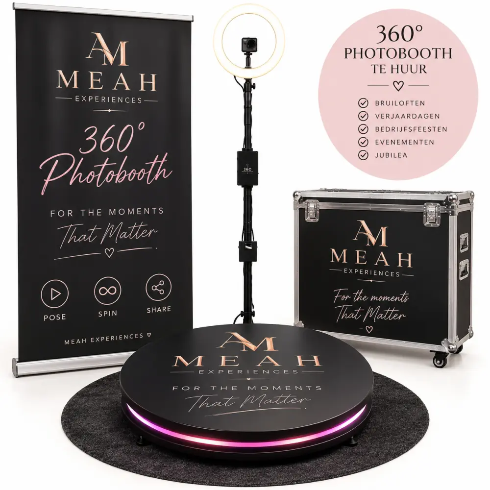 360 Photobooth huren voor jouw feest of evenement