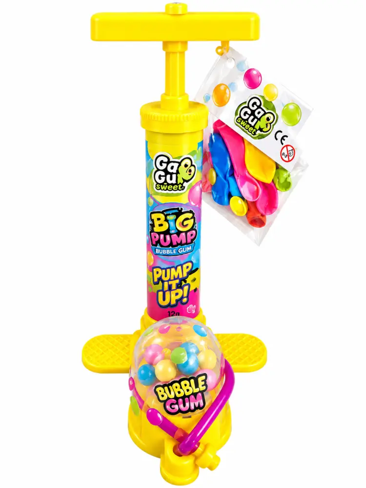 Big Pump Bubble Gum – Kauwgomballetjes met Ballonnenpomp