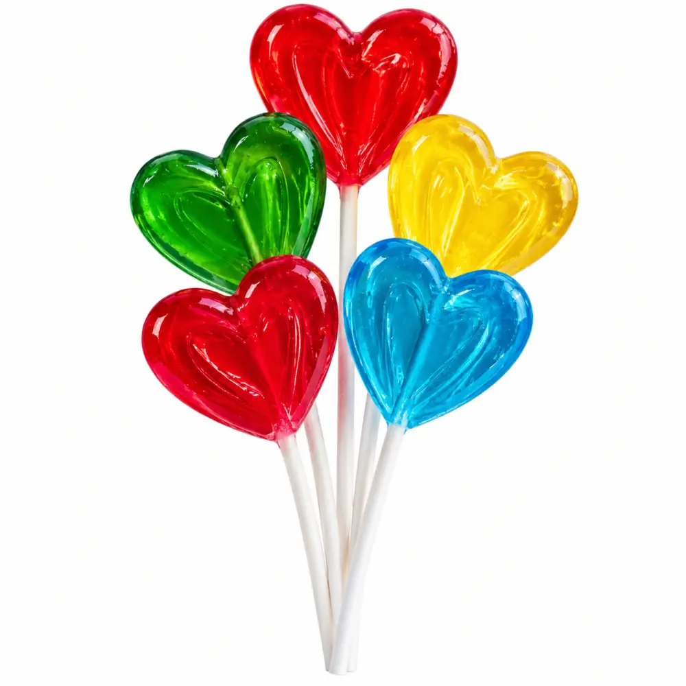 Boeket Hartjes Lolly's - Een Zoete Manier om Liefde te Tonen! ❤️🍭