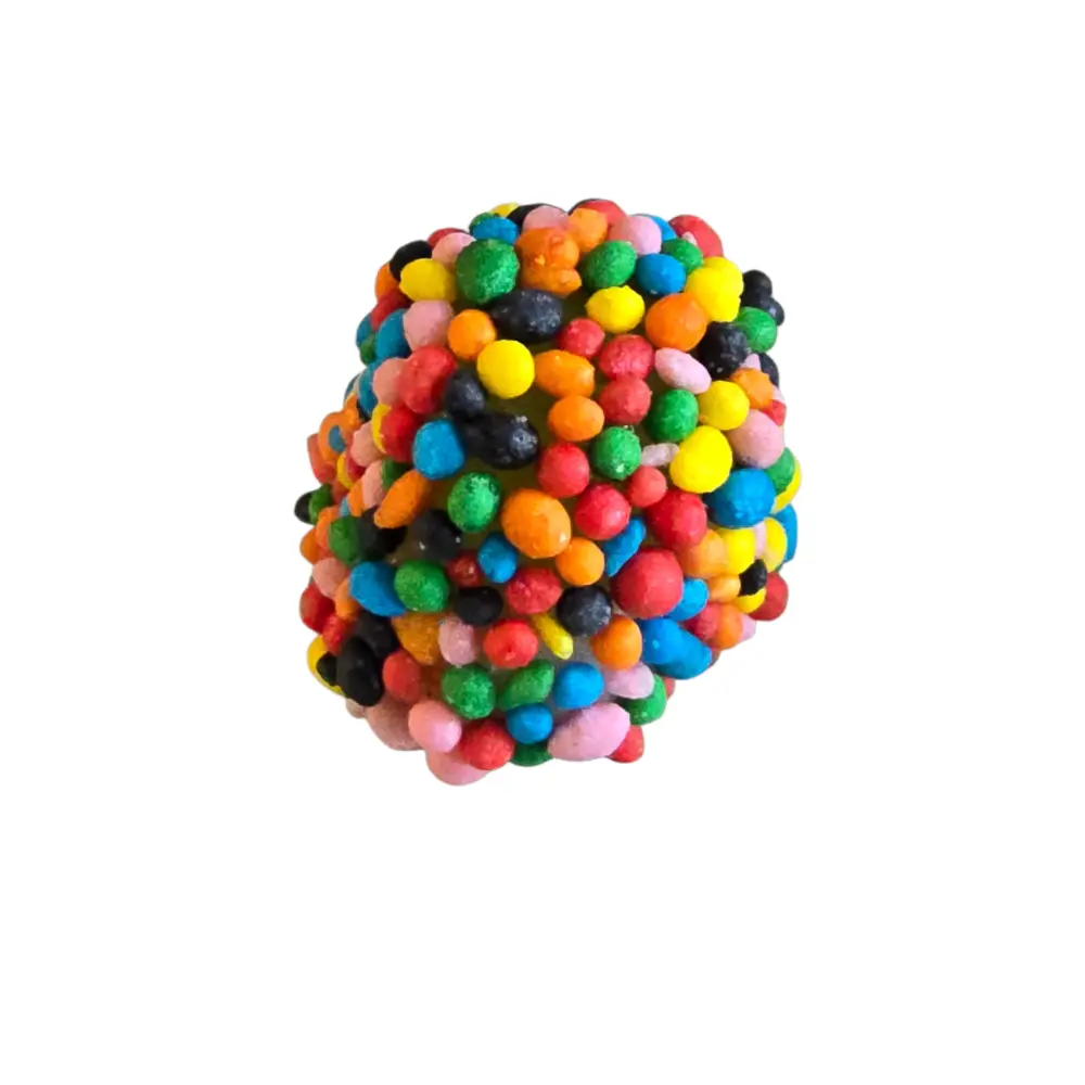 Halal Confetti Snoepjes met Zachte Gummy Binnenkant – 100 gram