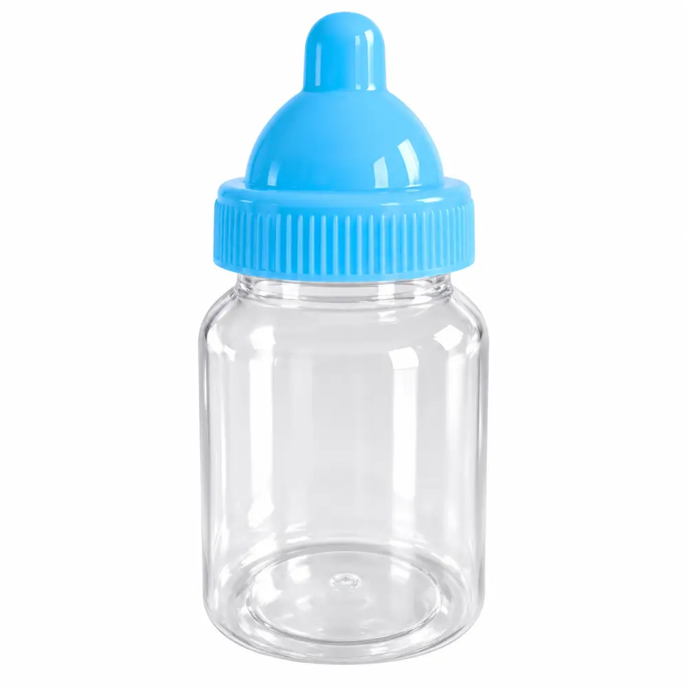 Blauw Babyflesje om te Vullen – Geboortetraktatie & Babyshower Bedankje
