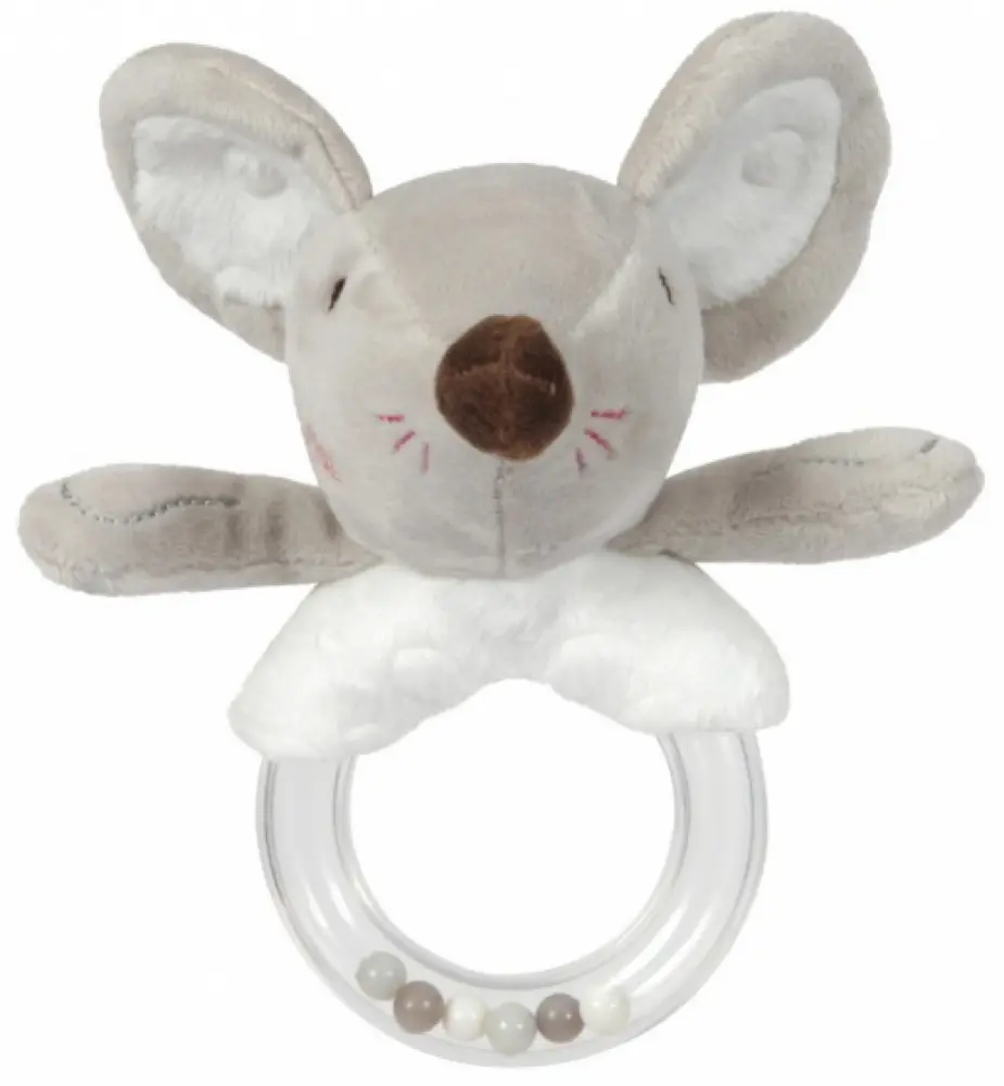 Tiamo Ringrammelaar Balletmuis 16,5 cm Grijs