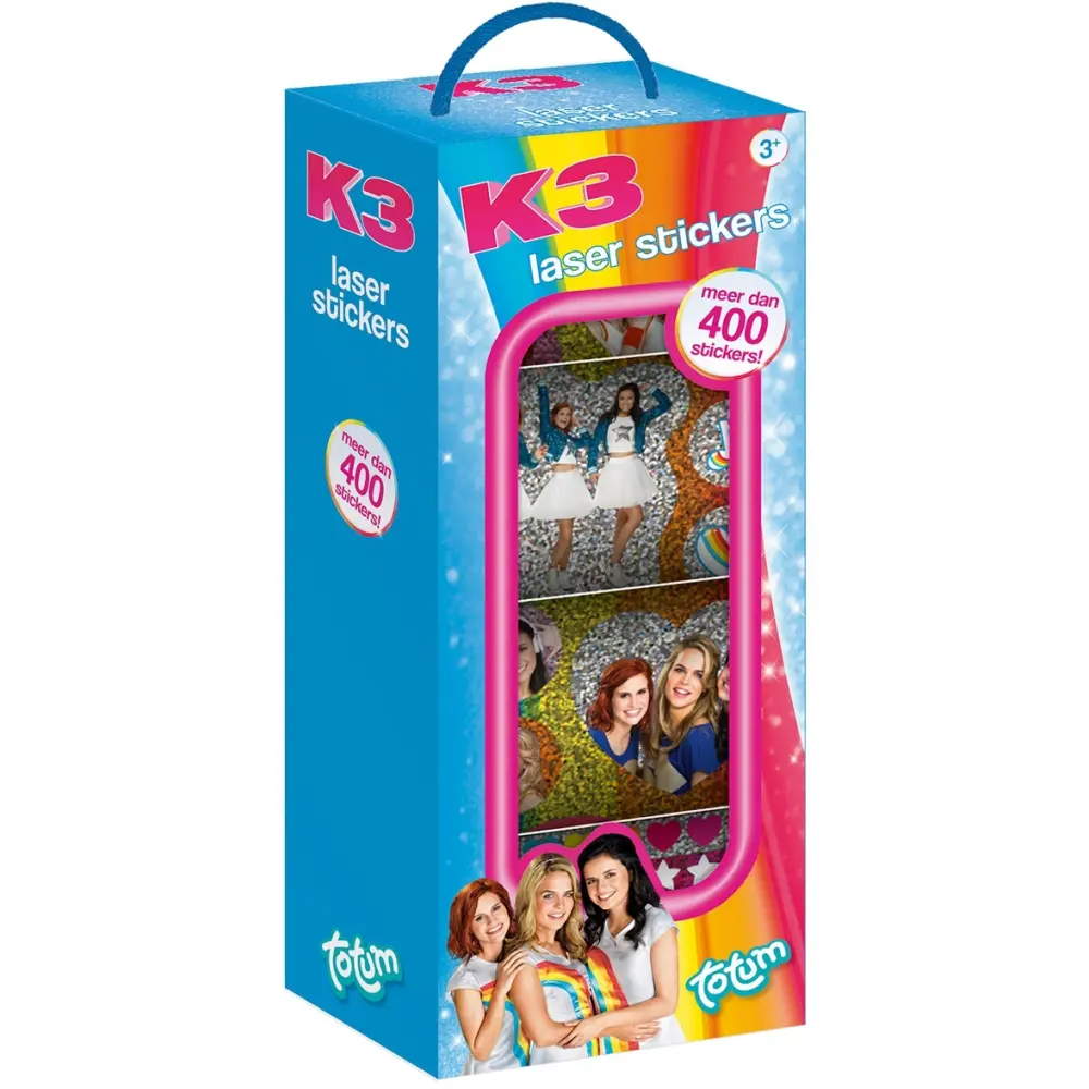 K3 Stickerbox - 400+ stickers nog 1 op voorraad