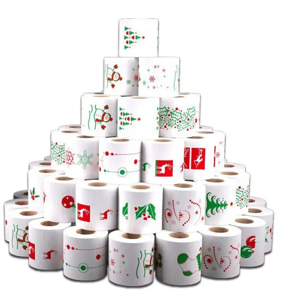 Kerst Toiletpapier prijs is per rol