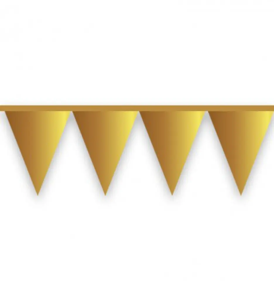 Vlaggenlijn goud 10 meter