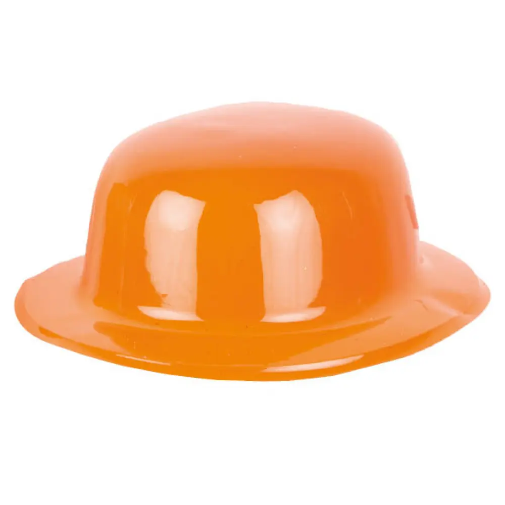 Oranje Plastic Bolhoed – Maat 53 cm