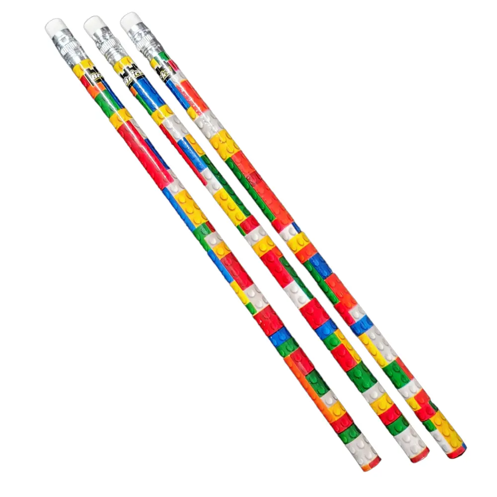 Lego potlood met gum prijs is per stuk