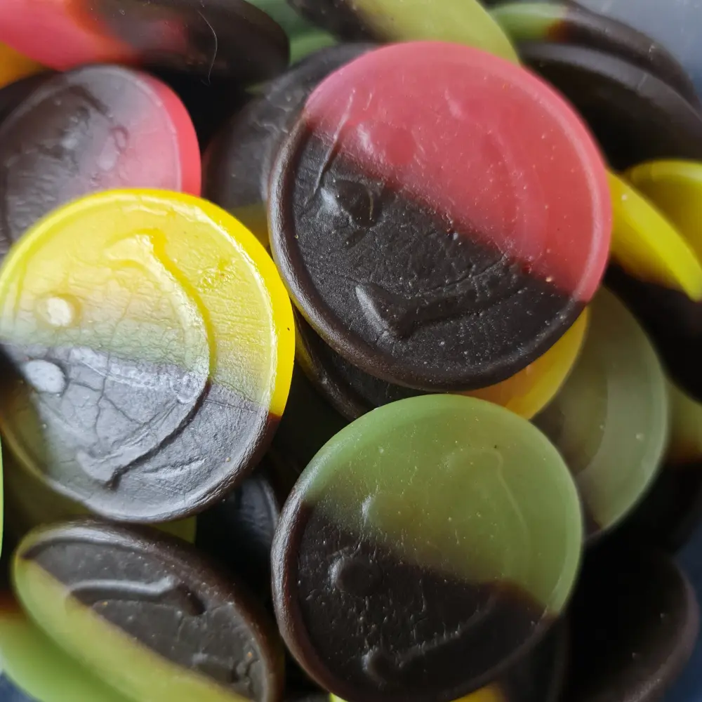 Emoji snoep drop en winegum prijs per 5-stuks Halal en glutenvrij