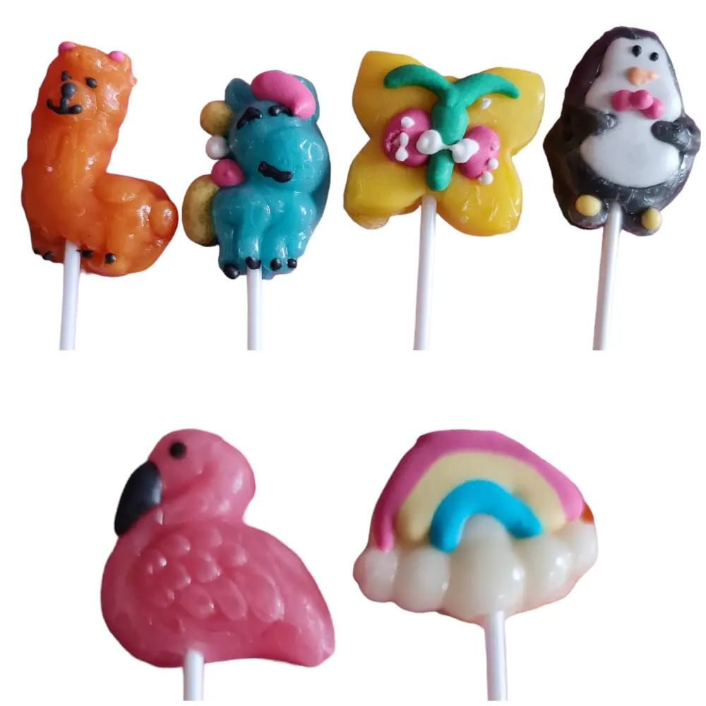 Fantastische Dierenlolly's: Een Betoverende Zoete Wereld! 🍭🐧🦋🦙🦄🌈🦩