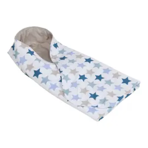 Little Dutch - Wikkeldoek Mixed stars mint