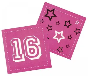Servetten sweet 16