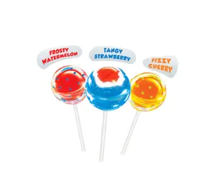 Pin Pop lolly - 3 verschillende smaken - per stuk