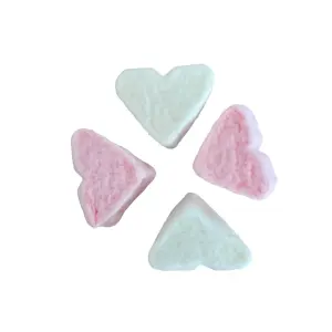 Spekhartjes roze-wit prijs is per stuk.
