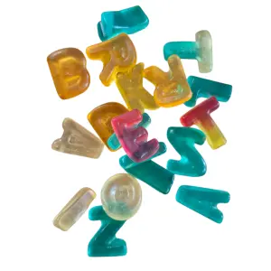 lantaardig & halal jelly letters snoep – 30 stuks
