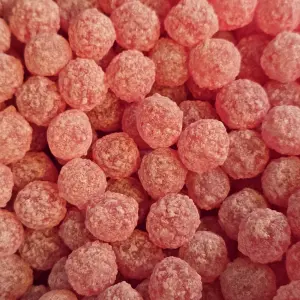 💗 Kleine Roze Zuurtjesballetjes – Fris & Zoet Snoepgoed (100 gram)