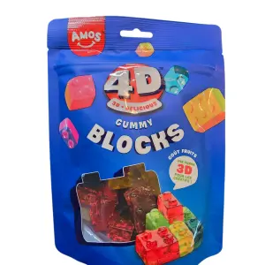 🧱 4D Jelly Bouwblokjes – Fruitige Bouwsteentjes Snoep (140g)