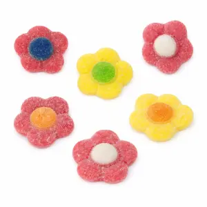 Bloemen snoepjes Jelly Prijs per 100 gram