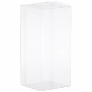 Vierkant Langwerpig PVC Doosje - Stijlvol en Veelzijdig (4,5x4,5x10 cm)