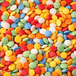 Mini pepermuntjes regenboogkleuren 100 gram