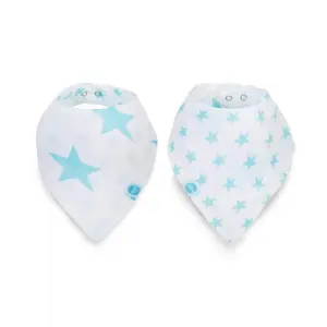 Jollein slab bandana hydrofiel Little star mint (2pack)