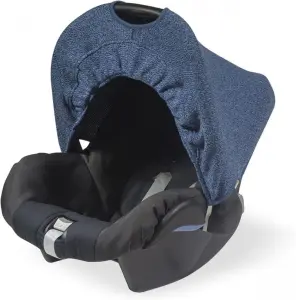 Jollein zonnekapje 0 tot 9 maanden stoel Stonewashed knit navy