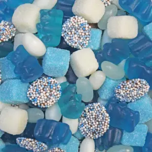 Tum-Tum mix blauw/wit - 100gram
