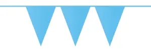 Vlaggenlijn blauw 10 meter