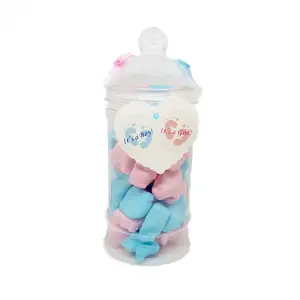 Snoeppot - Gender Reveal Roze-blauw