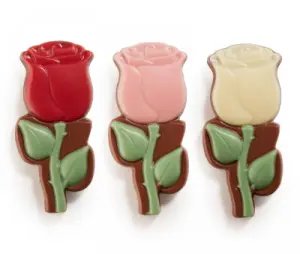 Chocolade rozen assorti (melk) 100 gram