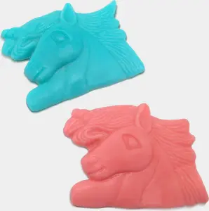 Unicorn snoep roze en blauw 9 cm - per stuk