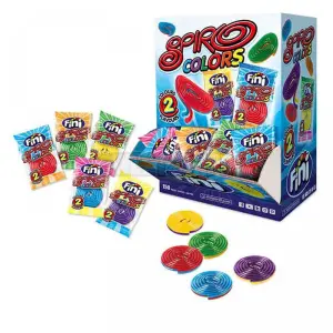 Fruit spiraal twee kleuren prijs per stuk