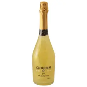 Cloudem GOUD thema drank, babyshower drank, toost drank, onthulling-drank, feestdrank alcoholvrije drank 750ml 0%