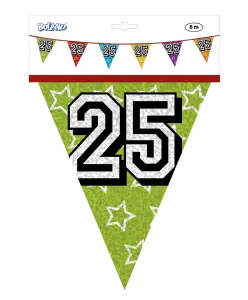 Vlaggenlijn jarig 25 jaar