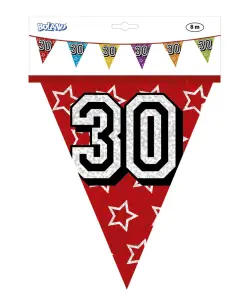 Vlaggenlijn jarig 30 jaar