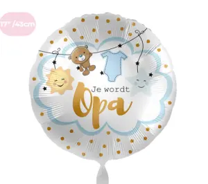 Folieballon - Je wordt Opa - 43 cm / 17 inch